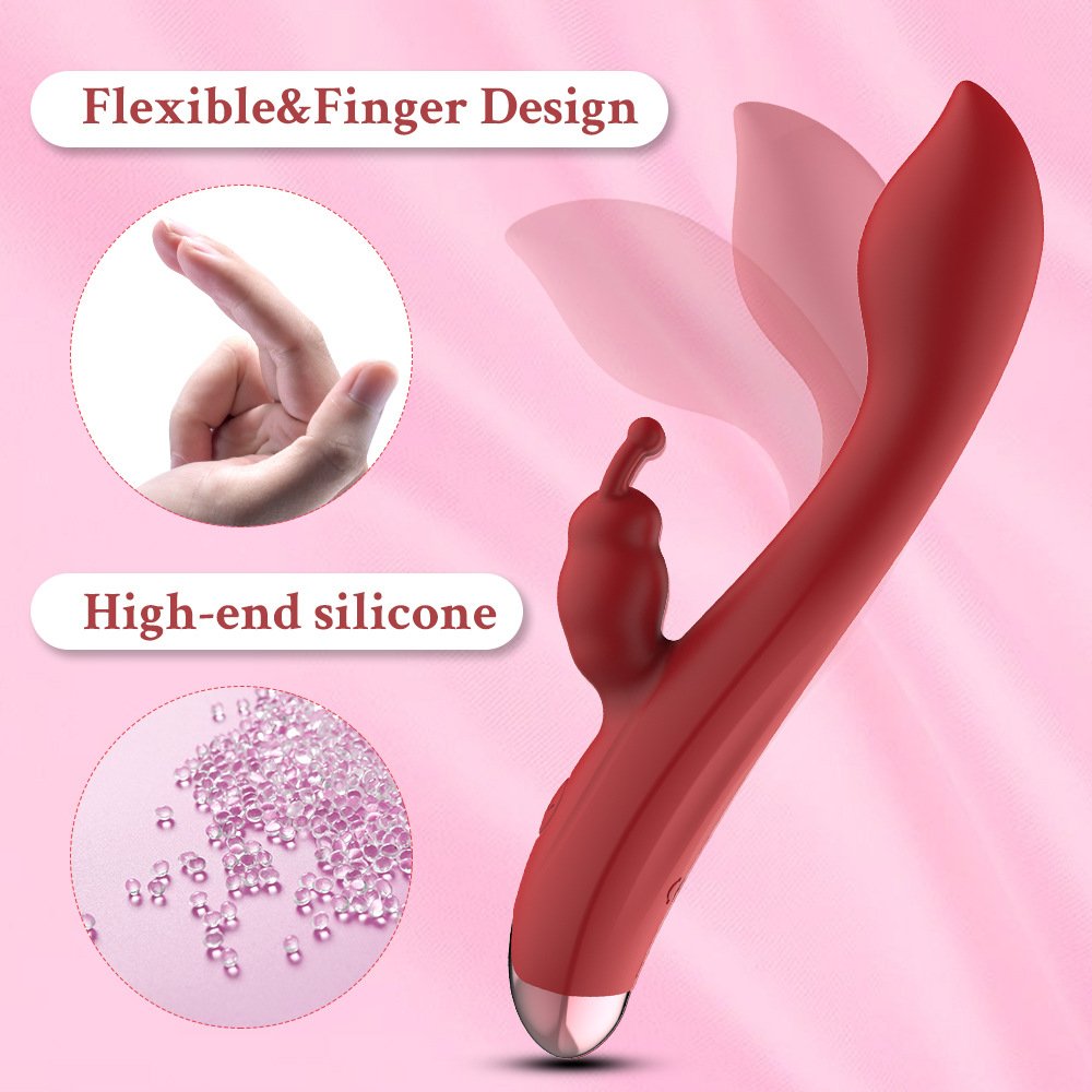 Silicone Rechargeable Dual-motor G-spot Vibrator