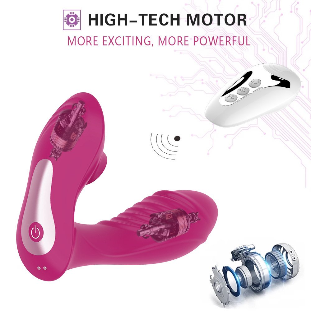 Remote Controlled Wearable Sucking Vibrator